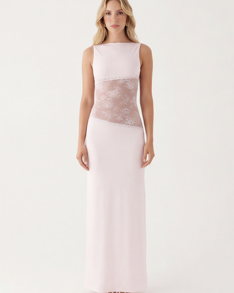 VELARA | Abito Maxi a Taglio Velato